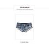 2024 New Summer European & American Low-Waist Ripped Women's Denim Shorts