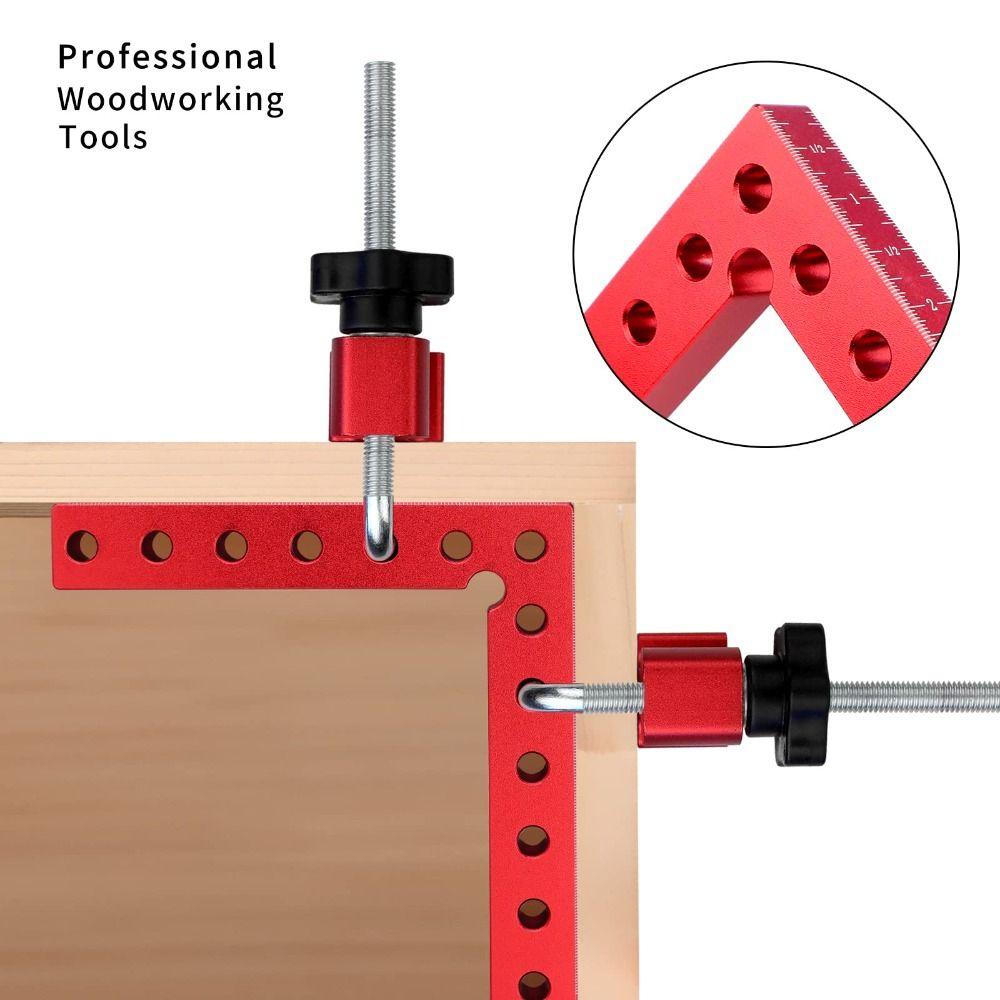 140mm Corner Clamps 90 Degree Positioning Auxiliary Fixture Panel Fixing Clip  for Woodworking