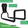 Garden Hose Wall Mount Holder Heavy Duty Metal Hook Easy to Install for Outdoor Yard Garden Indoor Utility Storage