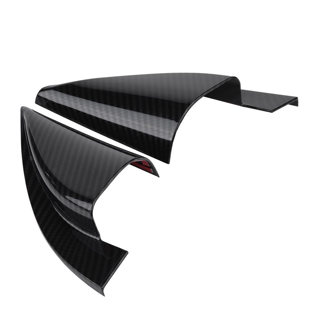 Front Door A Pillar Triangle Cover Trim for Hyundai Encino Kauai Kona 1720 SUV Carbon Fiber