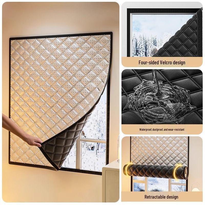 Winter Windproof Insulation Curtains: Cold-Proof Seal for Bedroom Windows