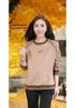 Women's Spring-Autumn Round Neck Hoodie: 2025 New Loose Fit, Age-Reducing Style for Middle-Aged Women