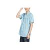 Jordan Casual Plaid Short Sleeve Shirt Men Tops Blue 467351-102
