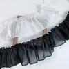 5cm Wide Satin Ribbon Trim Satin Ruffle Trim New Lolita Dress Trim  Dress Decoration