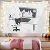 Kawaii Home Decor Wall Hanging Tapestry Anime Girl Tapestry Wall Bedroom Background Decor Cute Fashion Lady Tapestries
