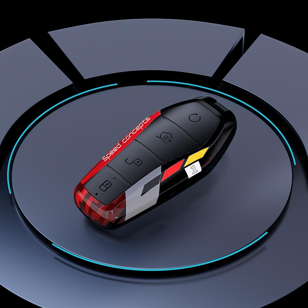 

Graffiti Car Key Case Cover Shell Fob For Byd Tang Ev600 Han Ev Yuan Atto 3 Song Plus Pro Max Dmi Qin Auto Accessories