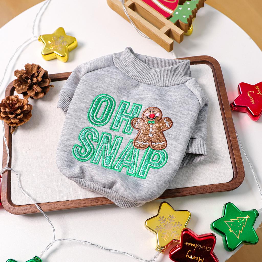 Holiday Pet Cute Puppy And Casual Fashion Clothing Christmas Baby Plush Clothes
