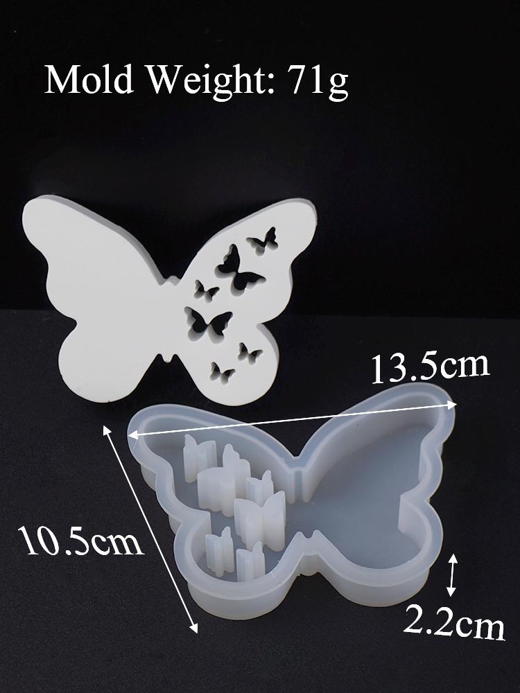 3D Butterfly Ornament Concrete Silicone Molds DIY Butterfly Candle Making Tools Handmade Soap Wax Plaster Resin Mould Home Decor