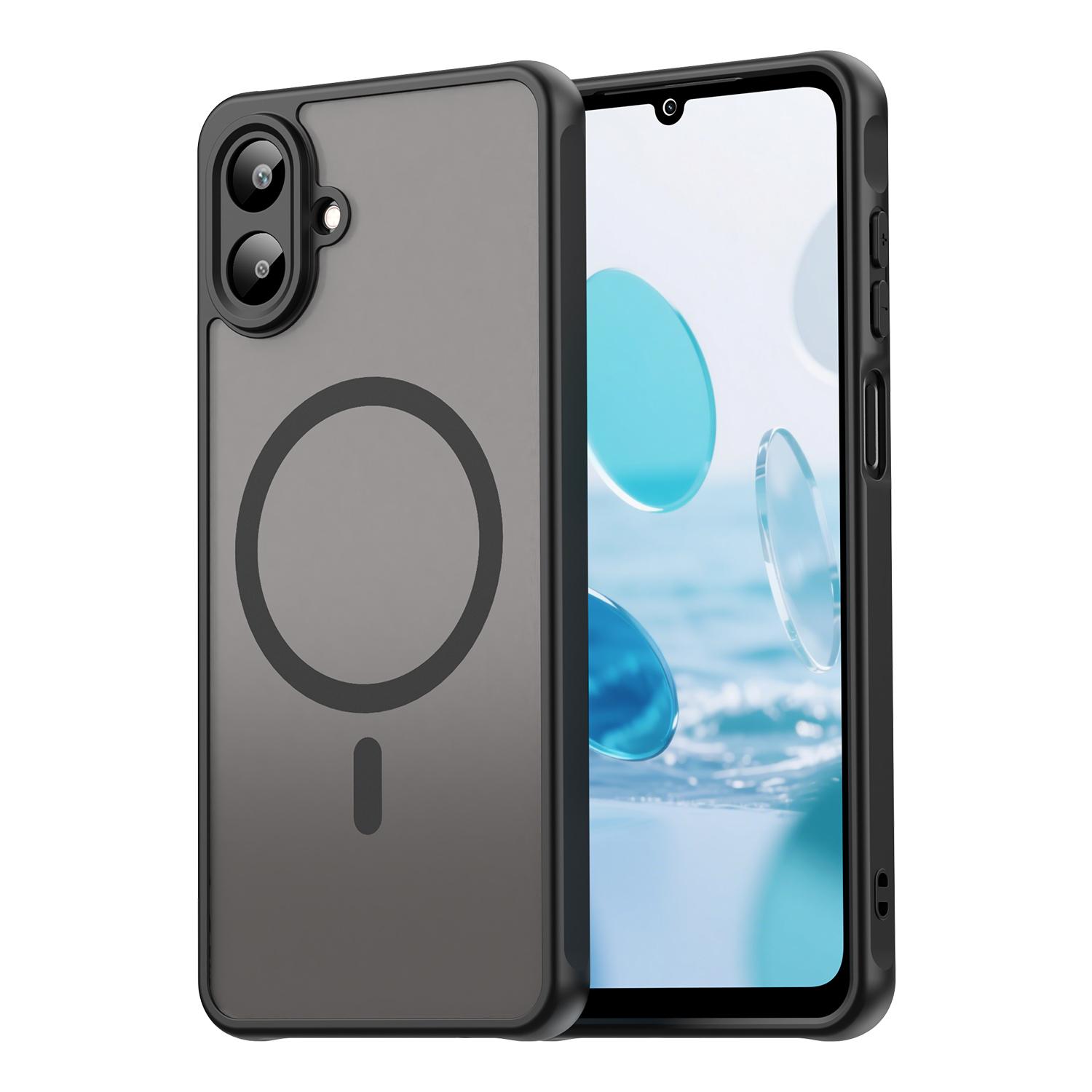 

Samsung Galaxy A07 4G/F07 4G/M07 4G Phone Case,Magnetic Shockproof Phone Case,Bumper Hybrid Cover for Samsung Galaxy A07 4G/F07 4G/M07 4G чёрный