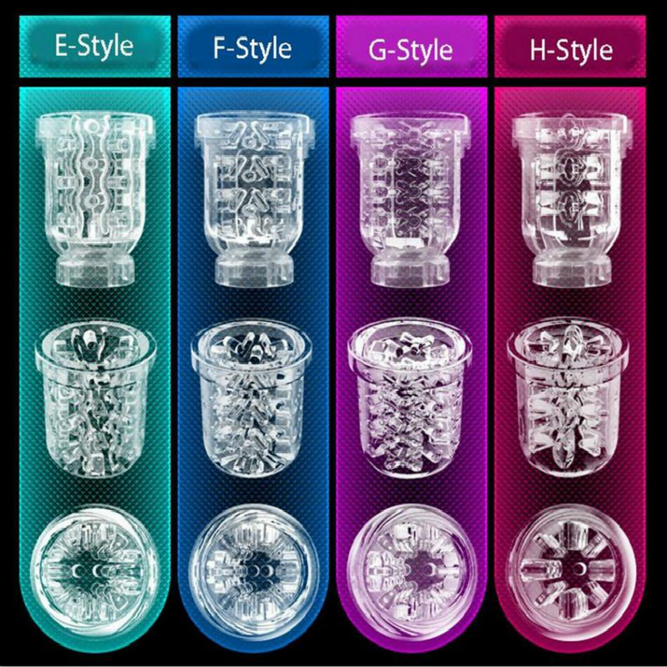 Male Masturbator Inner Replacement Cups for Easy Love Air Sucking Male Masturbator Oral/Vaginal/Anal