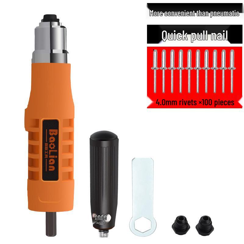 Electric Rivet Gun Head Aluminum Alloy Puller