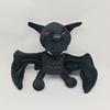 TreasuringU New 25cm Ozzy Osbourne Bat Plushie Halloween Black Bat Plush Toys Cartoon Horror Bat Stuffed Dolls Birthday Gifts