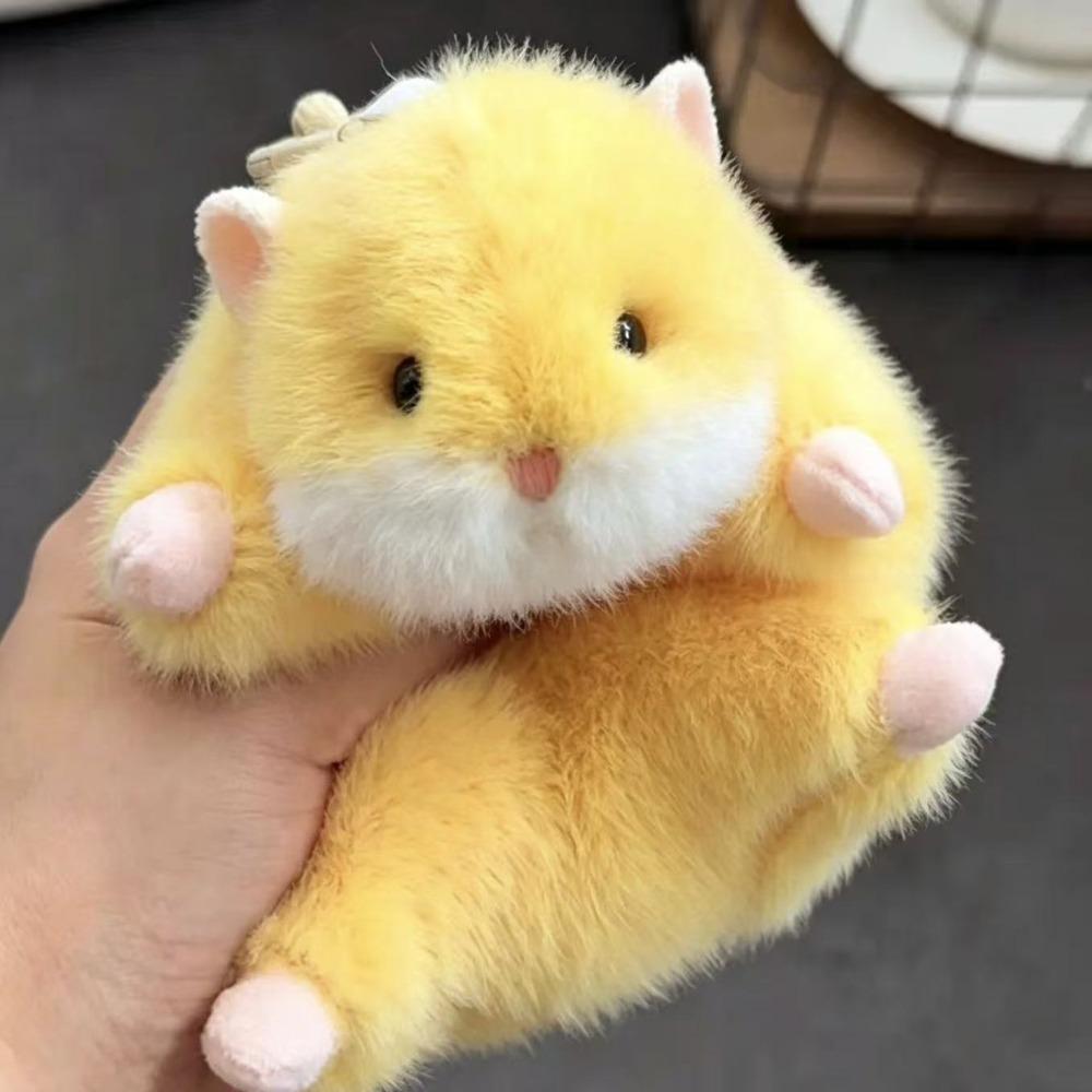 Stress Relief Design Hamster Plush Keychain Plush Hamster Plush Doll  Stress Relief Style1-1