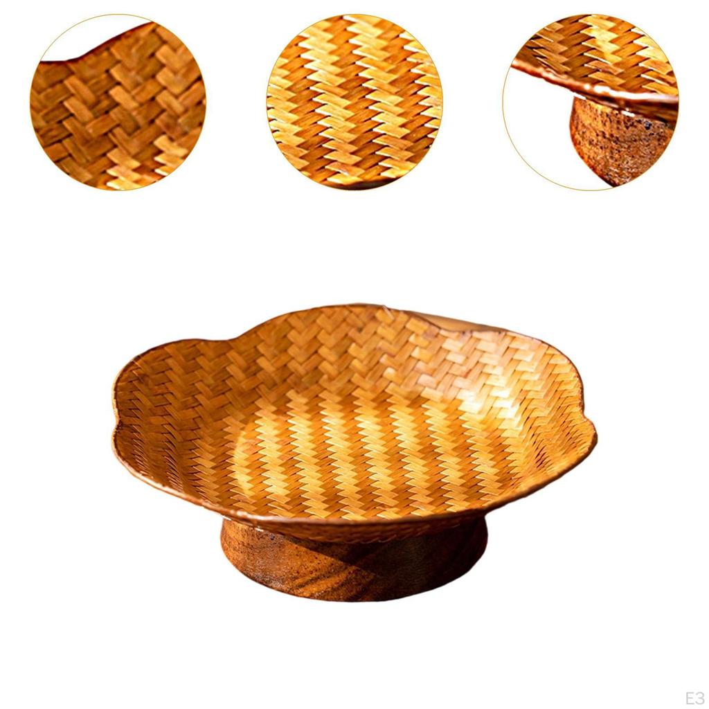 Kom op voet Fruitschaal Aanrecht Decoratieve Dessert Taart Serveerhouder voor Evenementen Woondecoratie