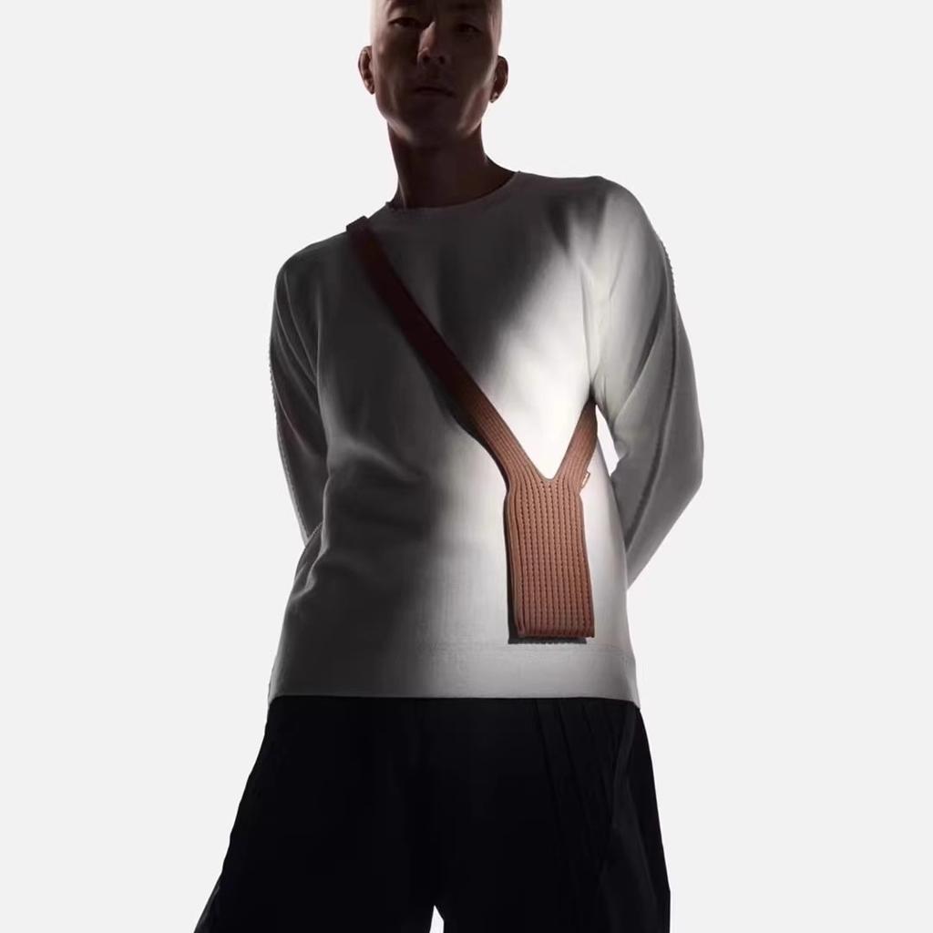 2025 Kreative Herbst/Winter Strick Handy Tasche Handgelenkschlaufe Einzelne Schulter Handy Mini Tasche