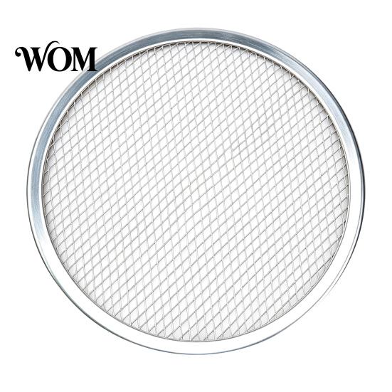 Outdoor Grill Rack Aluminum Alloy Pizza Screen, Non Stick Mesh Baking Pan, Pan Round Crisper Tray for Oven Home Kitchen Restaurant