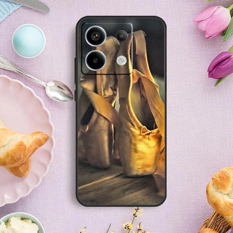 Ballet Shoes Case For Xiaomi Redmi Note 13 11 10 12 14 15 Pro Plus Cover For Redmi 15 14C 10C 13C 12C 15C