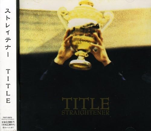 

CD STRAIGHTENER - Title TOCT25572PROMO Capitol Records 2005 Japan Rock Used