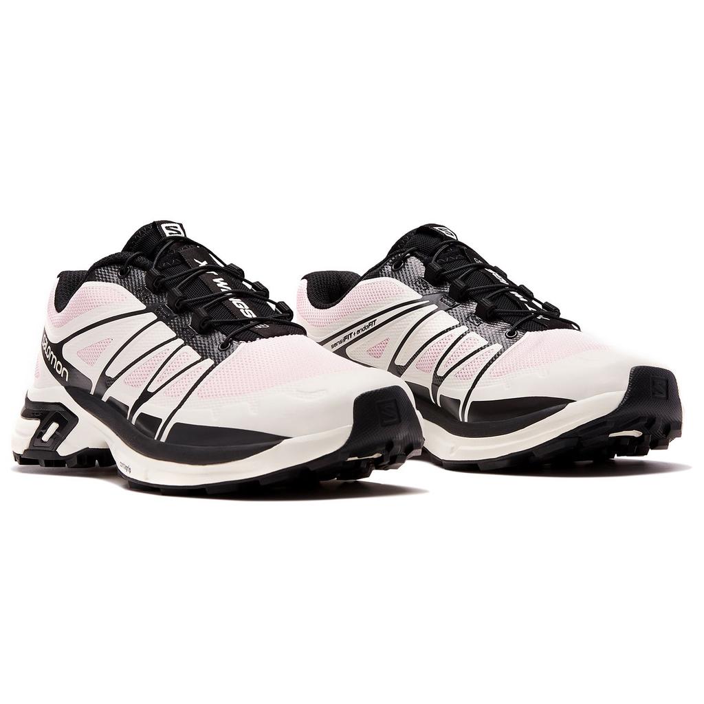 SALOMON Xt-Wings 2 Durable Slip-Resistant Lightweight Low-Top Outdoor Functional Shoes Unisex Shoes Pink White 471357