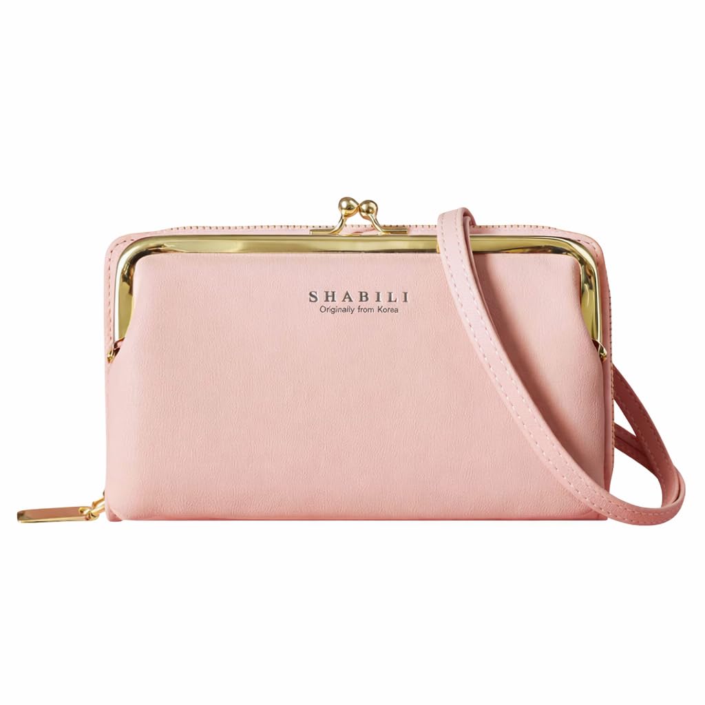 сортировка Женский кошелек на застежке Сумка на плечо Кошелек-чехол Сумка через плечо Легкая Маленькая Идеально подходит для путешествий свиданий и прогулок с карманом для карт и 5190₽