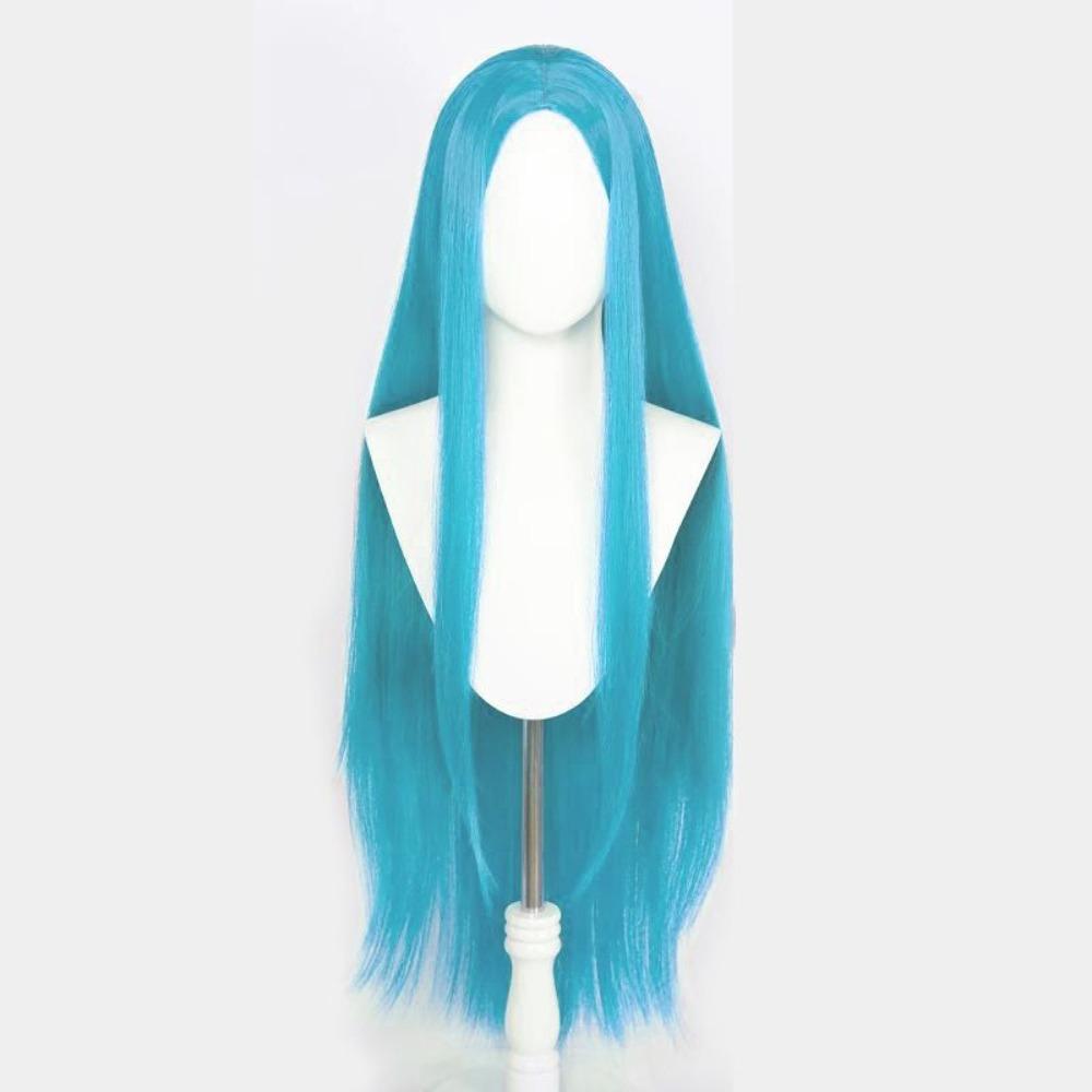 Parrucca Capelli Lisci Ultra Lunghi da 40 Pollici Versatile Anime Parrucca Liscia Cosplay Festa