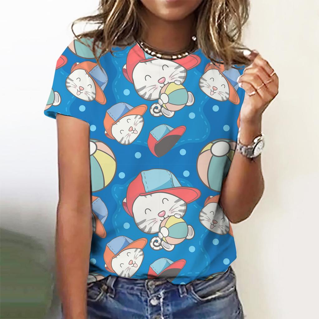 Fashion Women's T-shirt with Halloween Pumpkin Collection  Graphic 3D Printed   Summer Oversized Polyester Fiber Clothing
