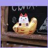 Wooden Craft Gift Cat Fish Yearly Prosperity Decor For Celebrations And Gift Giving