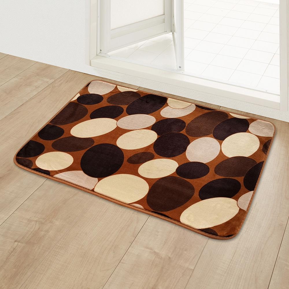 

Bedroom Floor Mat Door Mat Kitchen Foyer Entrance Absorbent Carpet Bathroom Bathroom Non-Slip Foot Mat 40 * 60cm (bathroom door)
