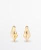 Massimo Dutti Moon Hoop Earrings
