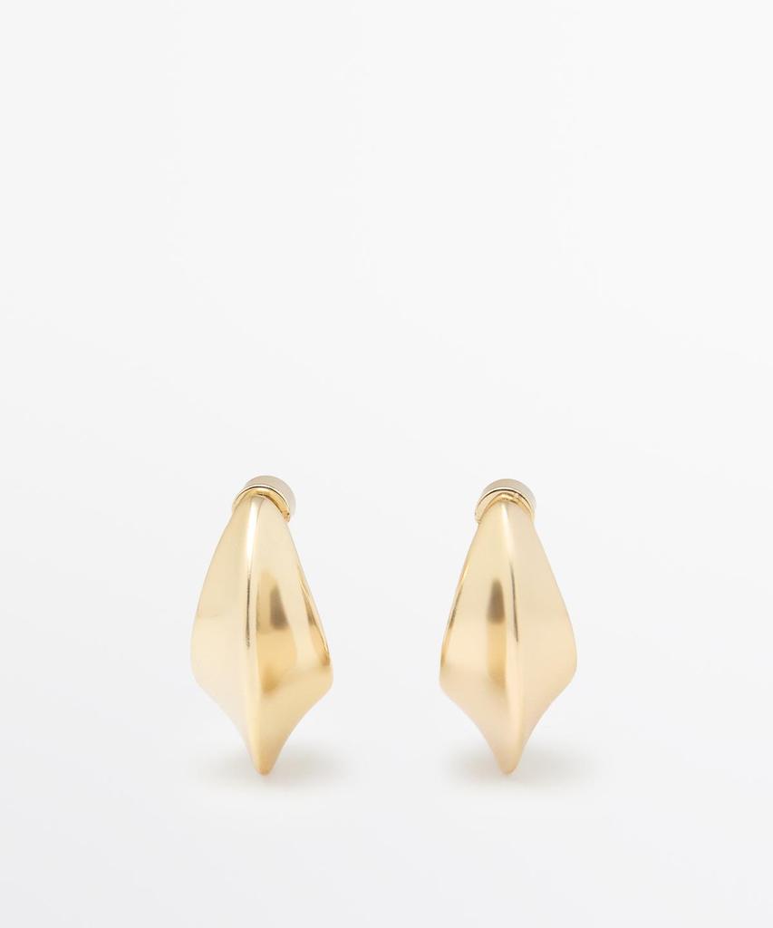 Massimo Dutti Moon Hoop Earrings