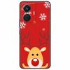 Christmas Case For Vivo T1 44W Soft Silicone Back Cover for Vivo T1 4G Snapdragon 680 Phone Case Cartoon V2153 VivoT1 4G Funda