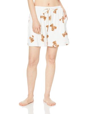 Gelato Pique Bear Print Antibacterial and Shorts Women's Odor-Resistant (PWCP211213)