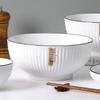 Qiwei Japanese Style Ceramic Soup & Noodle Bowl