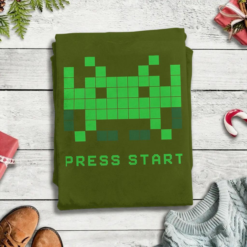 Space Invaders TShirt Summer Trending TShirts Unisexs 100 Cotton ONeck 4XL 5XL 6XL Top Tees Short Sleeve Awesome Tshirt