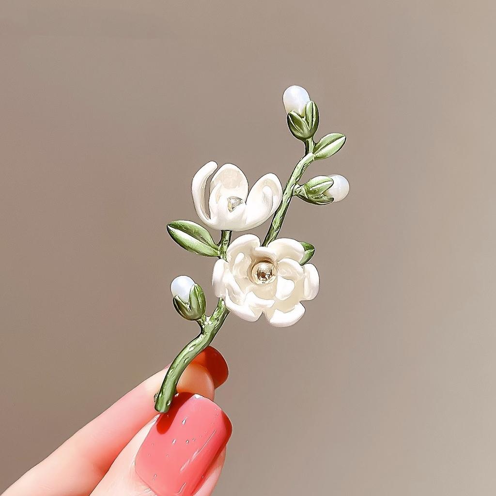 Senior Brooches Flower Leaf Brooch Pins for Women Suit Pendant  Fashion Brooches Jewelry