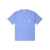 Converse T Shirts Unisex Blue Crew Neck Moderate Straight Fit 10023283-A01