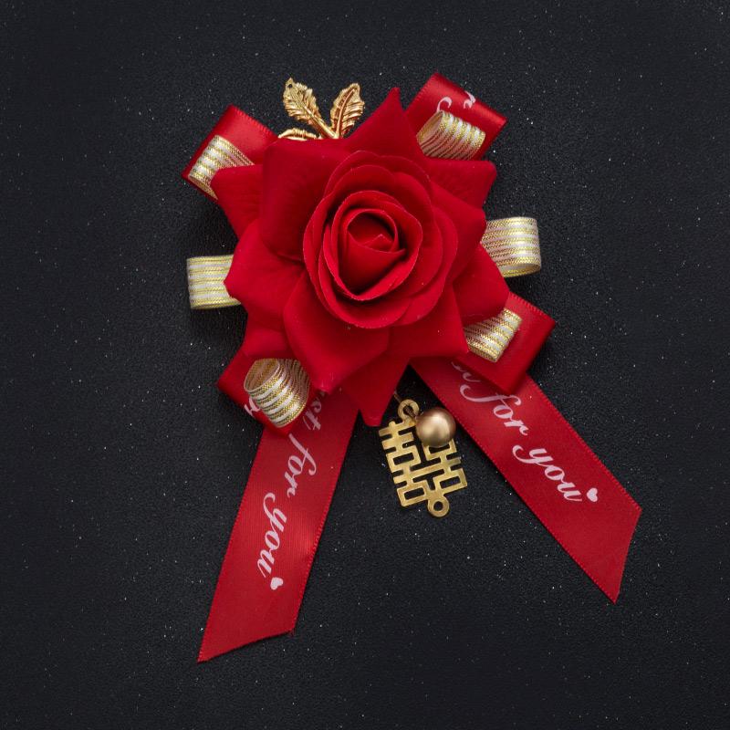 

Wedding Corsage & Boutonniere Set for Groom, Bride, Best Man & Bridesmaid