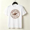 Western Spirit Ride Hard T Shirt Vintage Cowboy Riding Horse Graphic Tees Retro Western Country Short Sleeve Cotton Casual Tops
