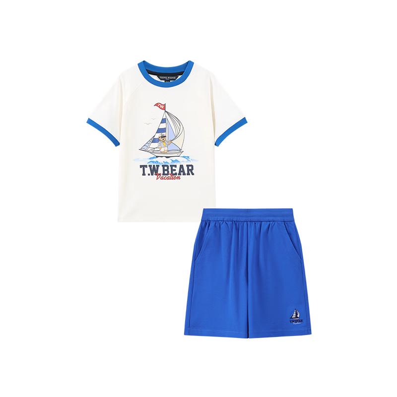 Teenie Weenie Kids Boy s Cooling Short Sleeve  Shorts Set 120