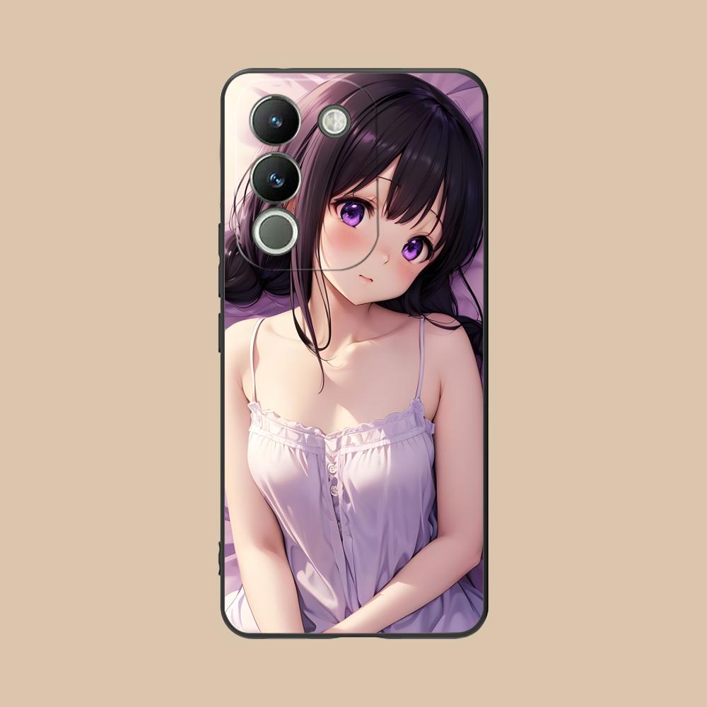 Hyouka Chitanda Matte TPU Mobile Phone Case for VIVO V60 V50 V40 V30 V29 V27 V25 V23 Pro Lite 5G Colorful Printing Cover