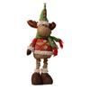Stretchable Christmas Figurines Santa Snowman Reindeer Retractable Size Festival Homes Office Decoration Polyester Craft