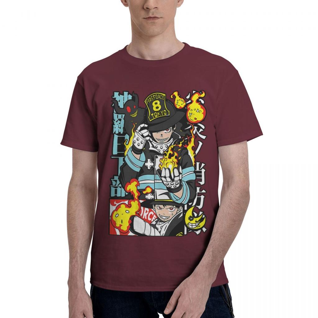 Tamaki Fire Benimaru 100 Cotton Casual Breathable Confortable Clothes Funny Ugus TShirts Men TShirt