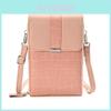 New 2023 Women's Crocodile Pattern Belt Buckle Cover Bag Multi-functional Mini Phone Bag Pu Leather Material