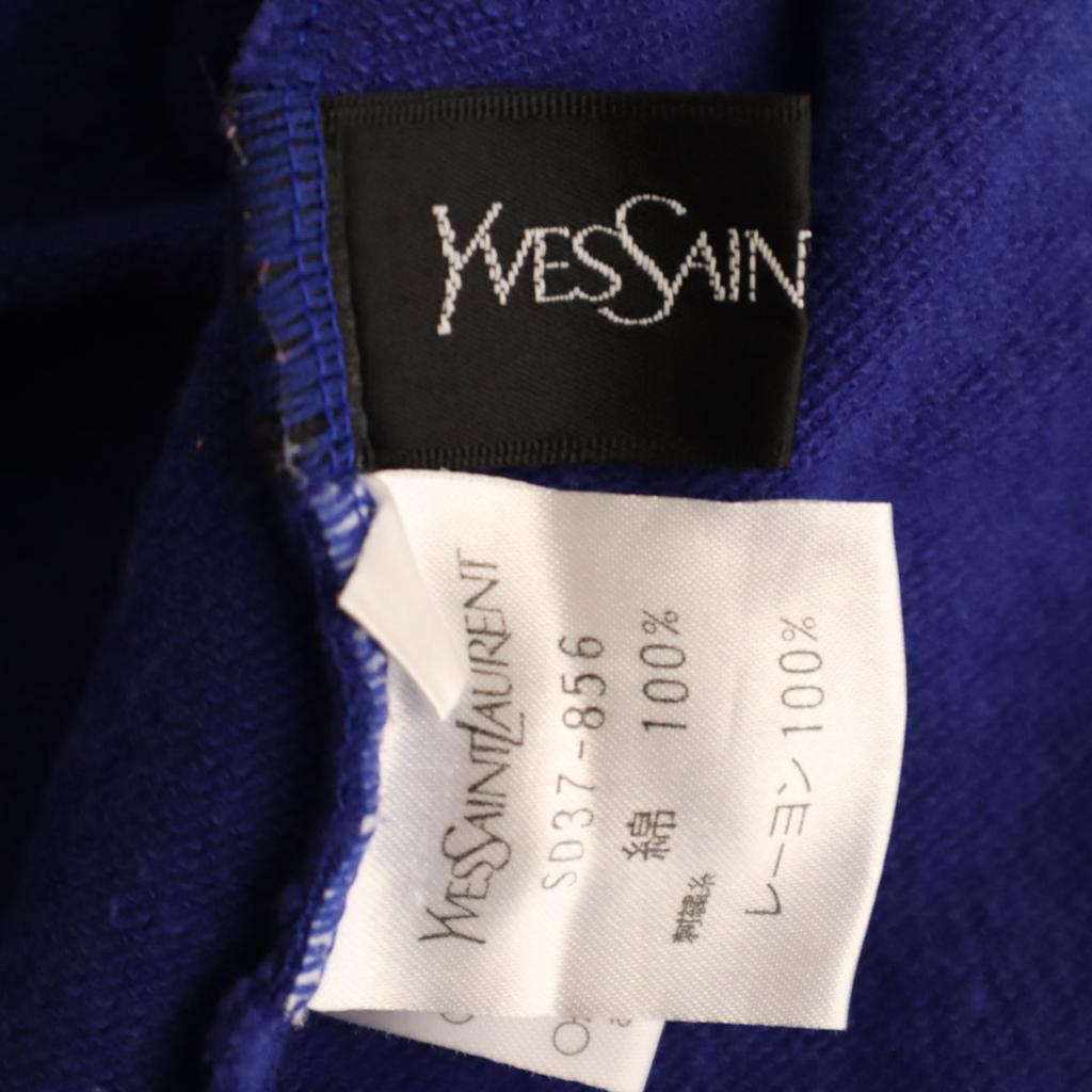 YVES SAINT LAURENT 90s Old Sweat shorts L Blue purple Women Used
