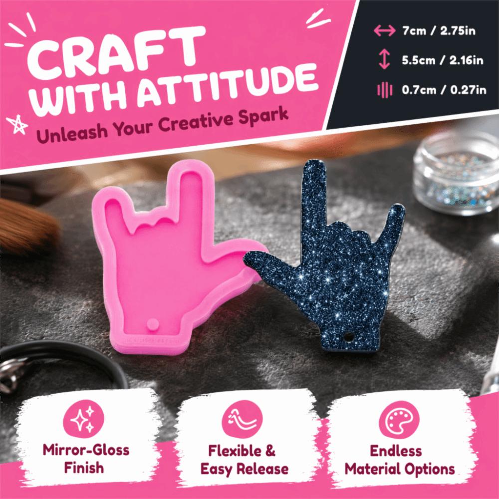 2pcs Easy Cleaning Fondant Molds Soft Elastic Baking Mold Shiny Silicone Mold Pendant Decorations