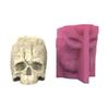 Unique Skull Silicone Planter Mold for DIY Resin Crafts and Unique Home Decors Ideal for Pen Holders or Flower Pots