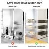 Magnetisches Gewürzregal für Kühlschrank Magnetischer Aufbewahrungskorb für Kühlschrank/Waschmaschine/Trockner Hängendes Organizer-Regal Nicht für Lebensmittelkontakt