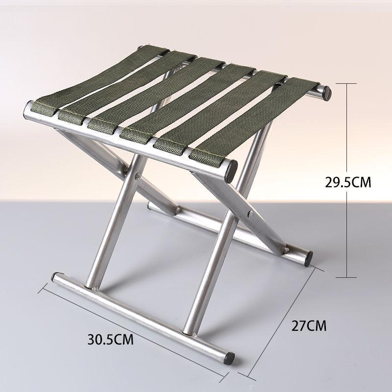 Compact Outdoor Folding Chair with Backrest - Portable for Fishing, Travel, and Street Stalls