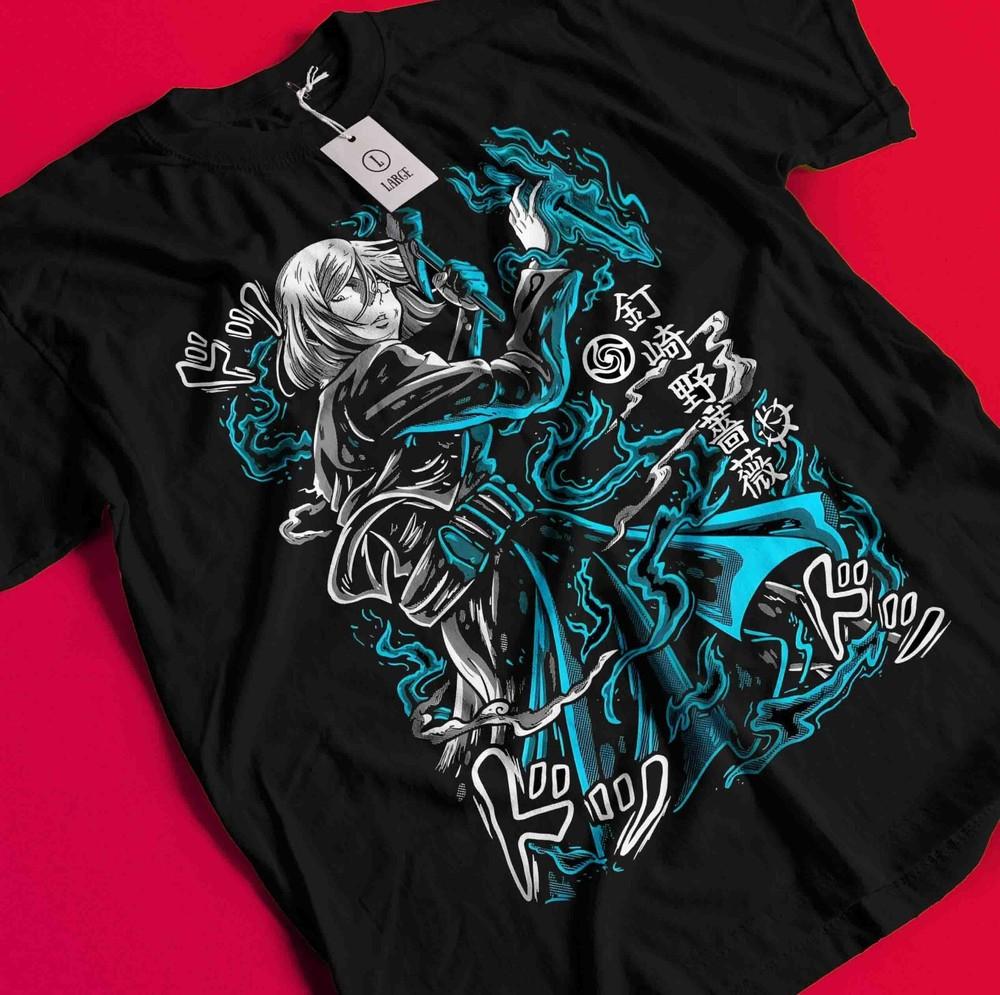 

Nobara Kugisaki T-Shirt Gojo Satoru Sukuna Shirt Jujutsu Kaisen Tshirt Toji Tee BB1714 S