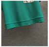 Women's Summer Embroidered Casual Shorts and Top Two-Piece Set - Korean Style, Plus Size, Sporty, Age-Reducing Fashion.